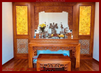 Mẫu vách thờ và xu hướng thiết kế phòng thờ hiện đại